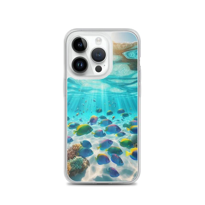 Oceanic MagSafe® Clear Case | AI design the beauty of the underwater world product image (3)