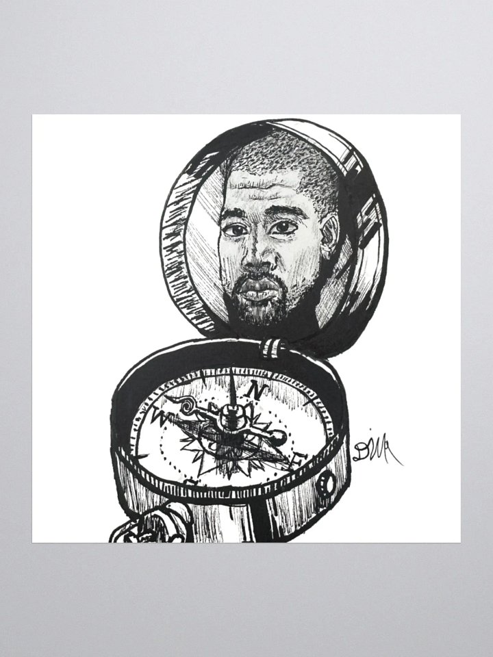 Kanye Compass Sticker product image (1)