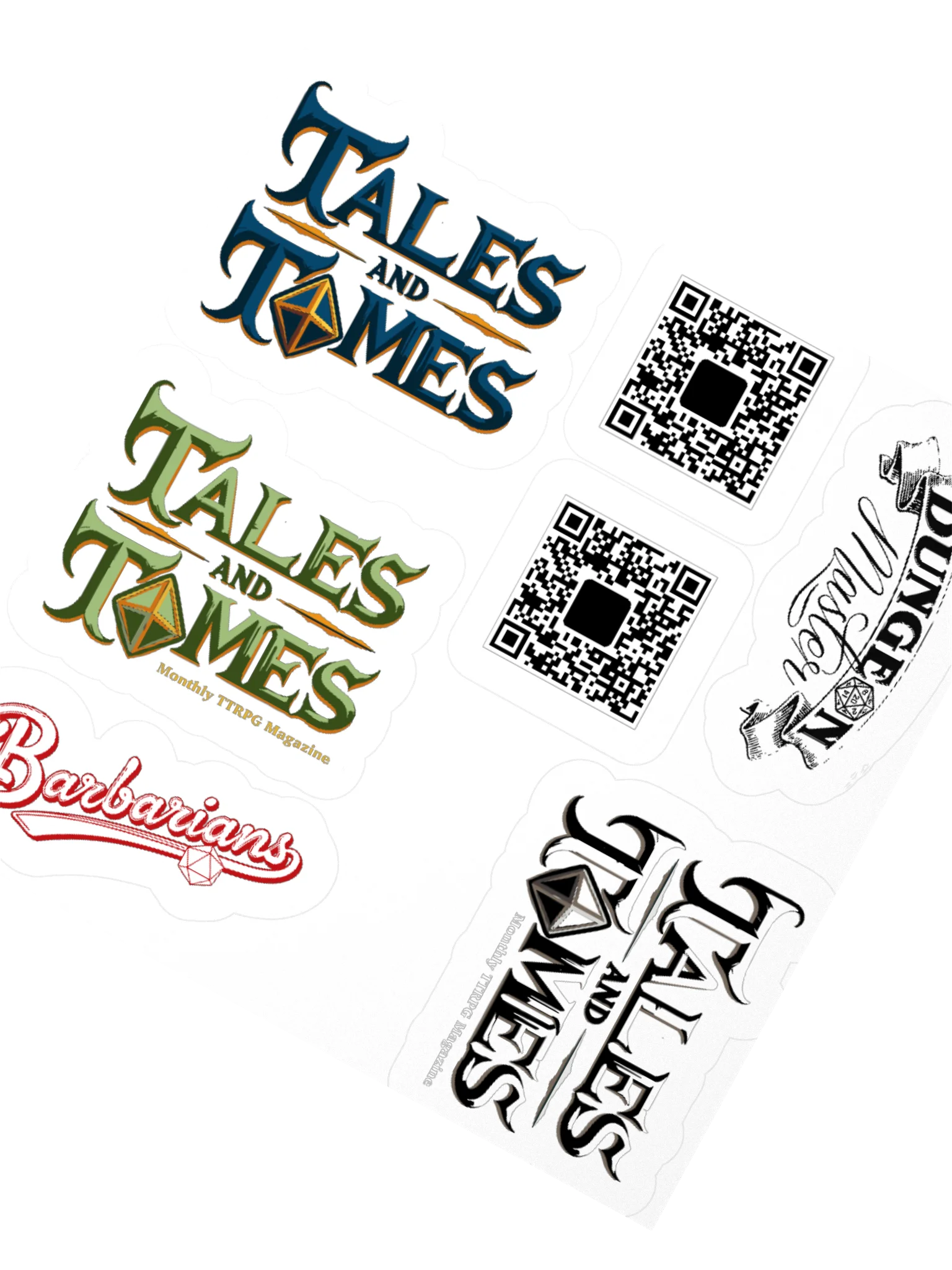 Tales & Tomes and more Stickers!! - Premium Vinyl Pack product image (5)