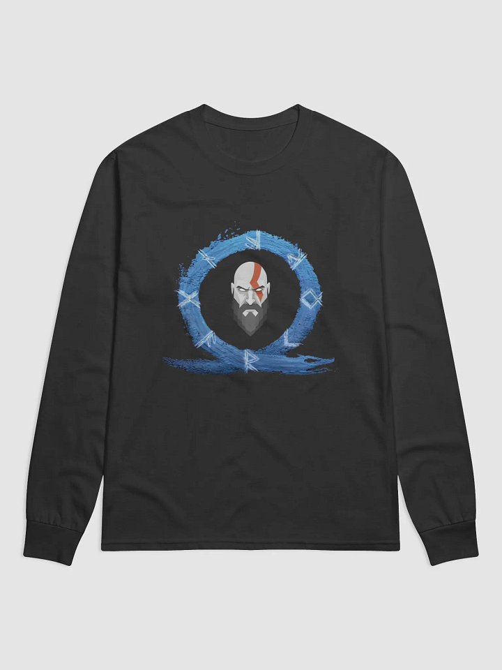 God Of War Kratos Head Champion Long Sleeve Shirt product image (1)