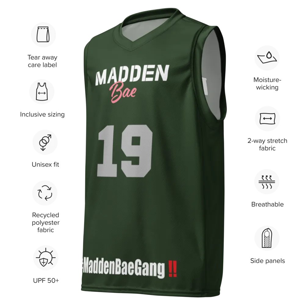 Madden Bae Jersey🦅 (Green + Gray) product image (5)