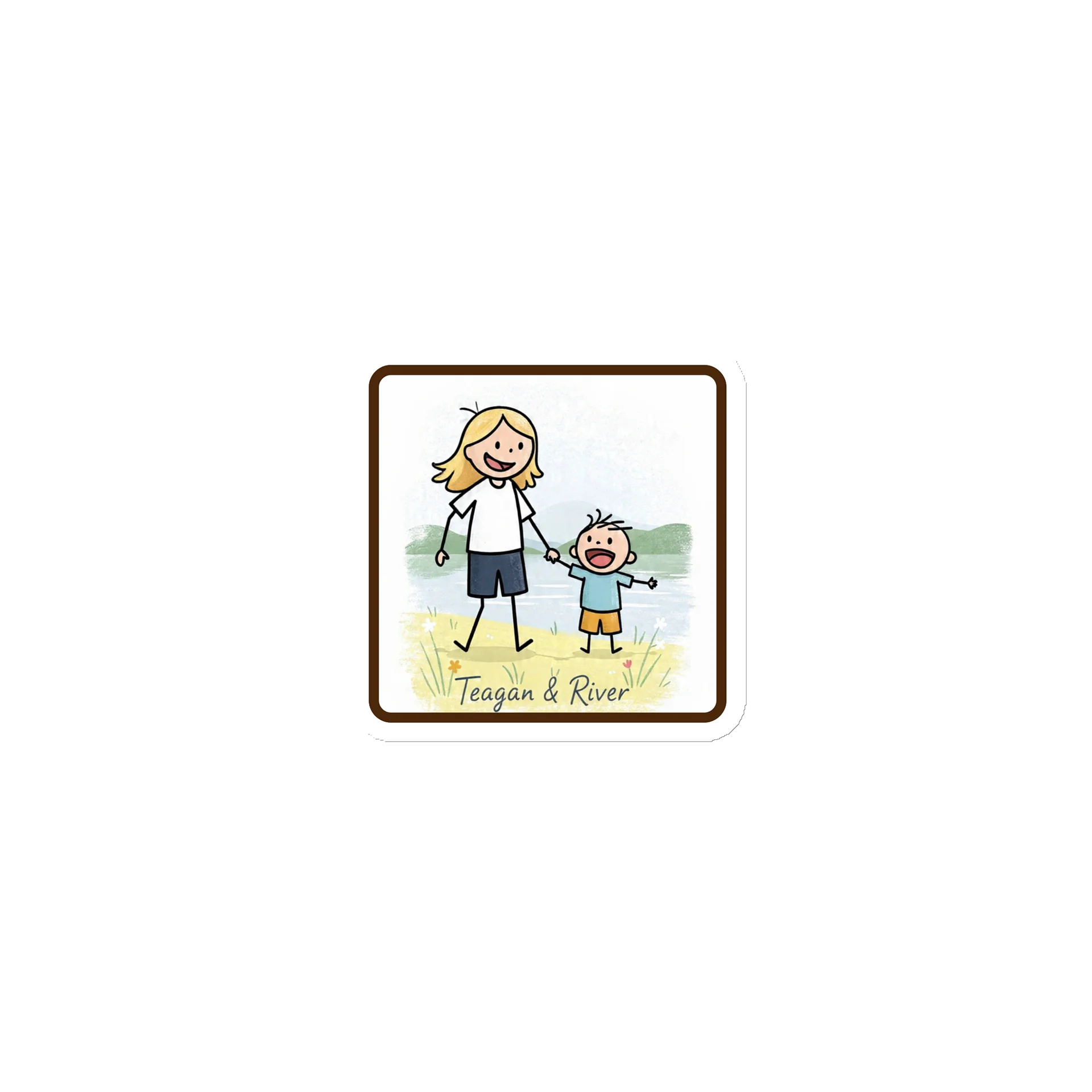 Teagan & River Die-Cut Magnet product image (1)