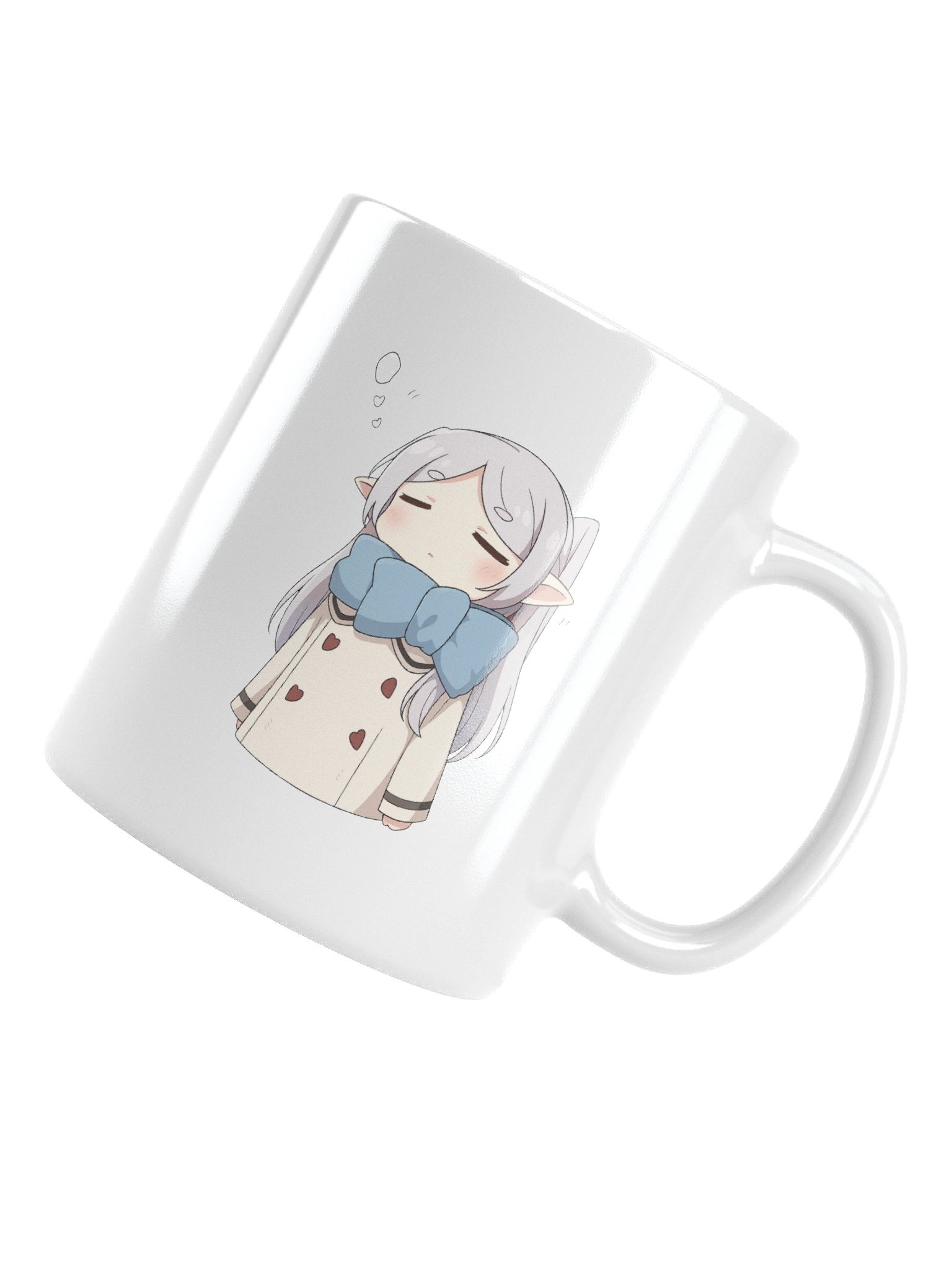 "Enchanted Elf Whispers" Frieren Inspired Heartwarming Anime Mug product image (5)