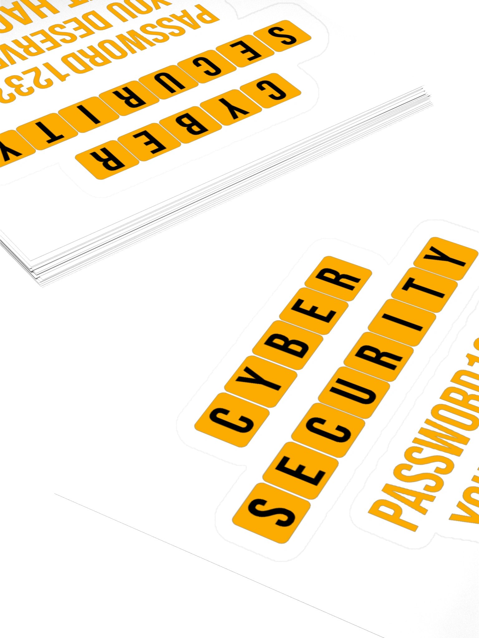 Password123 Cybersecurity Sticker - Cybersecurity Awareness Month gifts product image (10)