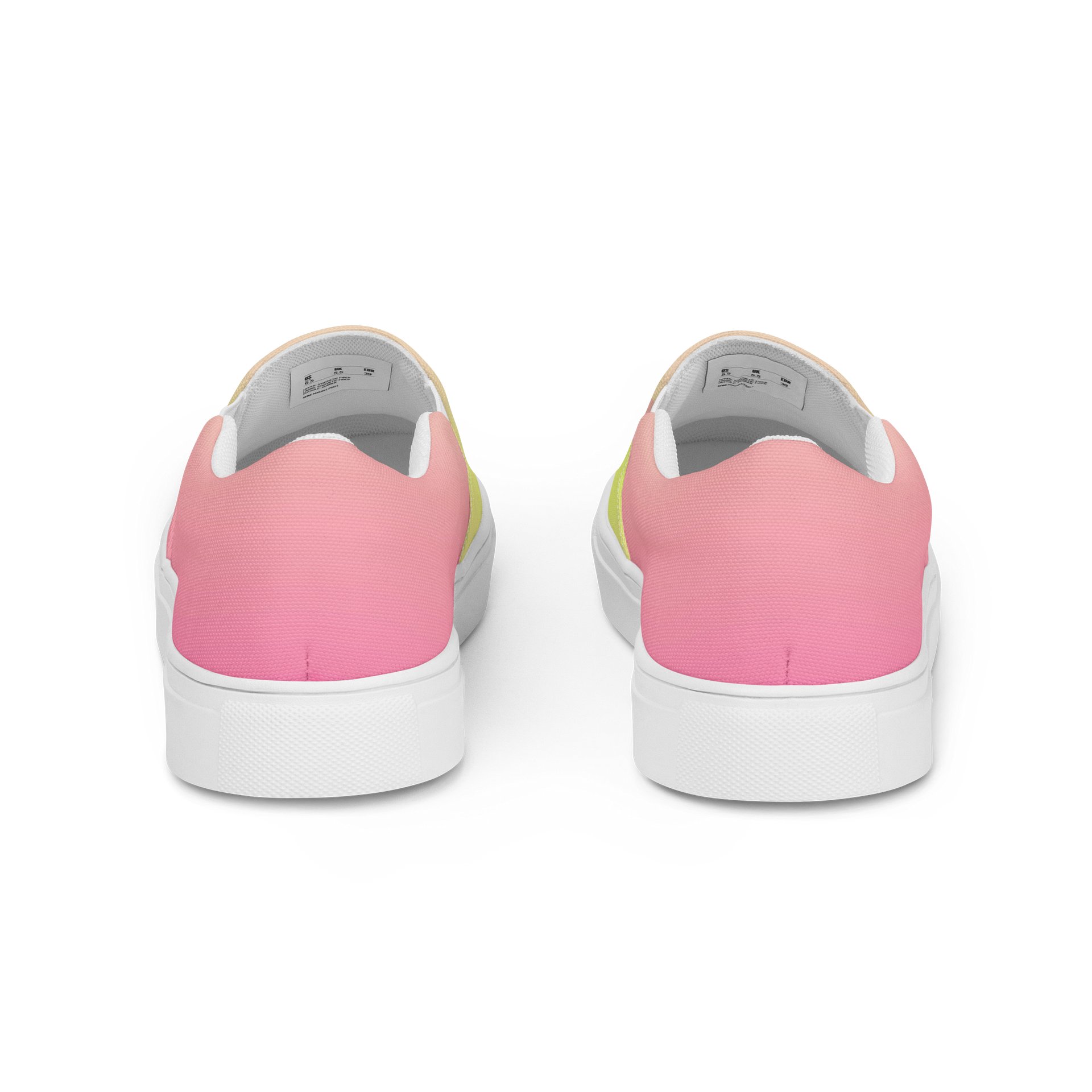 Pink Gradient Slip-On Canvas Shoes product image (4)