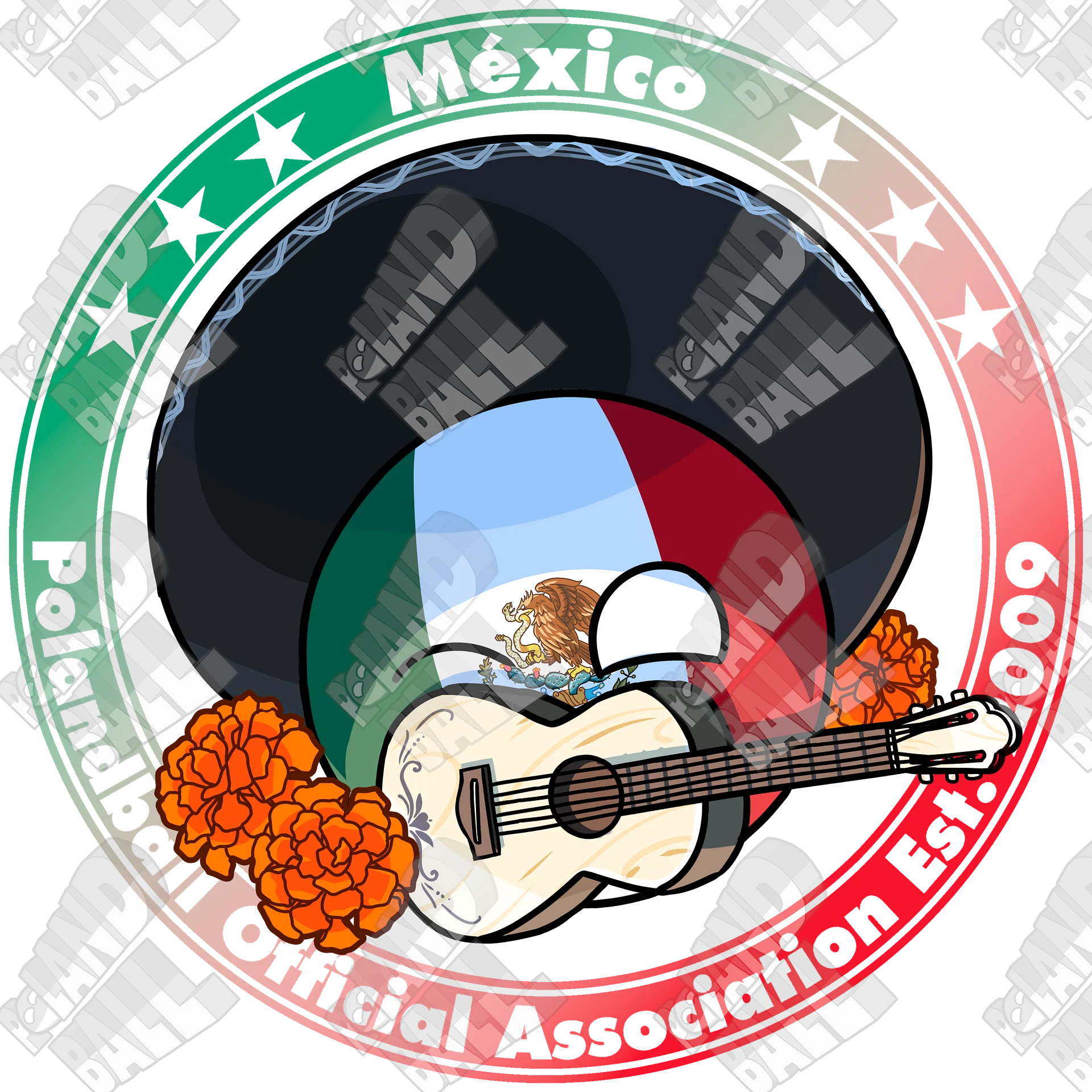 Polandball Official Association T-shirt - Mexico product image (16)