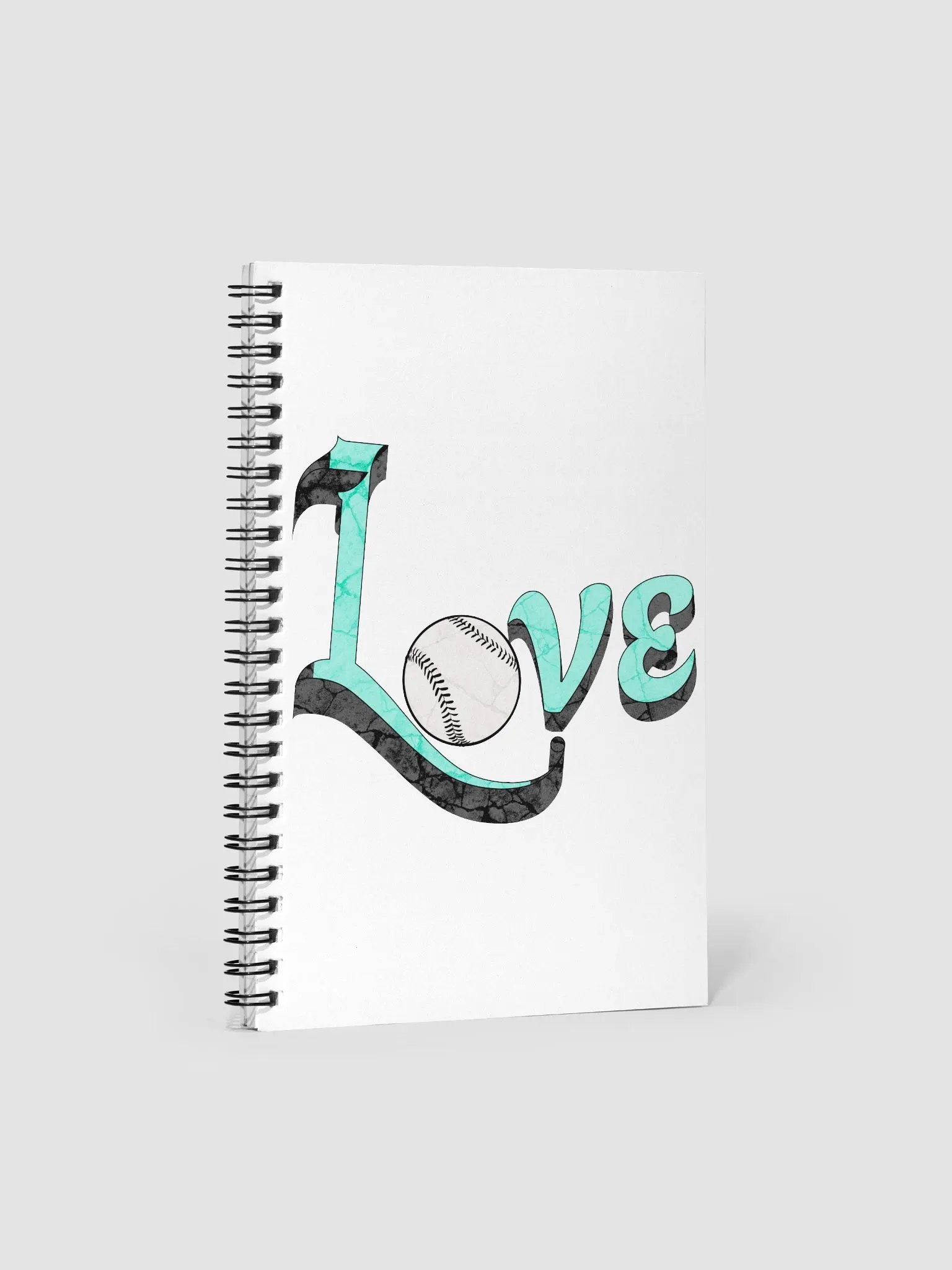 Love Baseball Spiral Notebook product image (1)