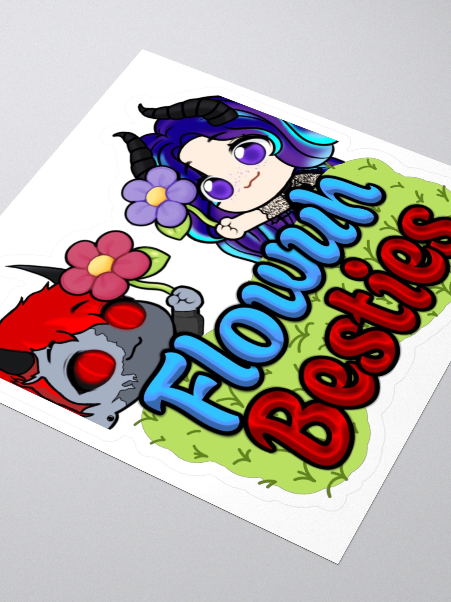 Flowuh Besties Sticker product image (3)