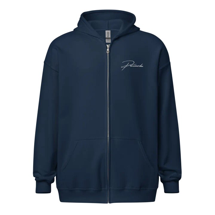 PANÍ MRDU Zip Up Hoodie in Navy product image (2)
