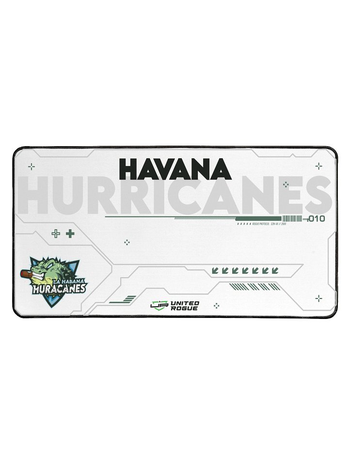 Havana Hurricanes White Desk Mat product image (1)