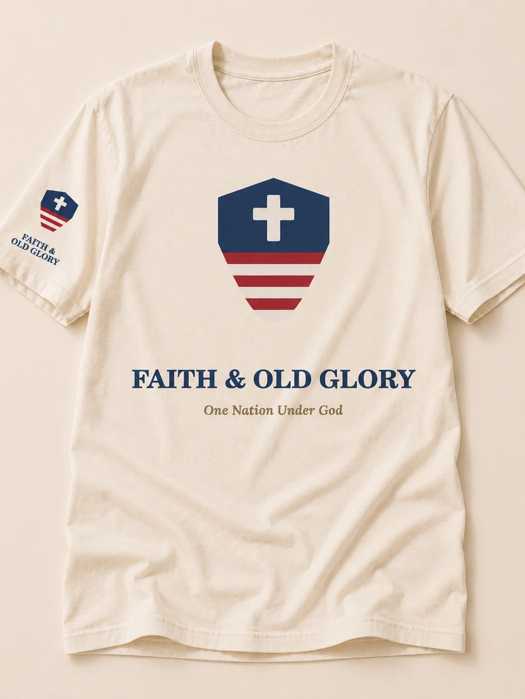 Faith & Old Glory Crest Tee product image (2)