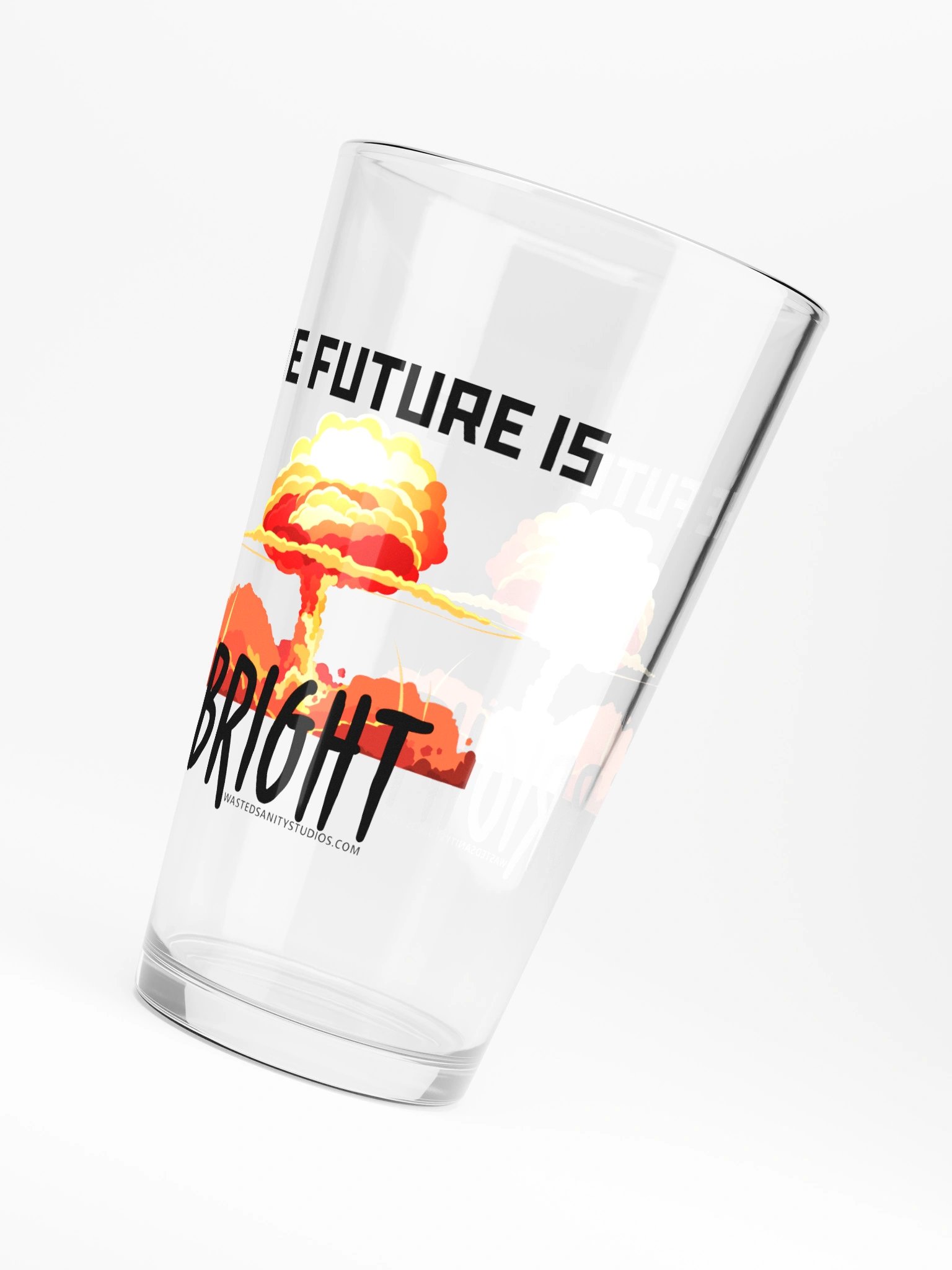 Future Is Bright Beer Glass product image (2)