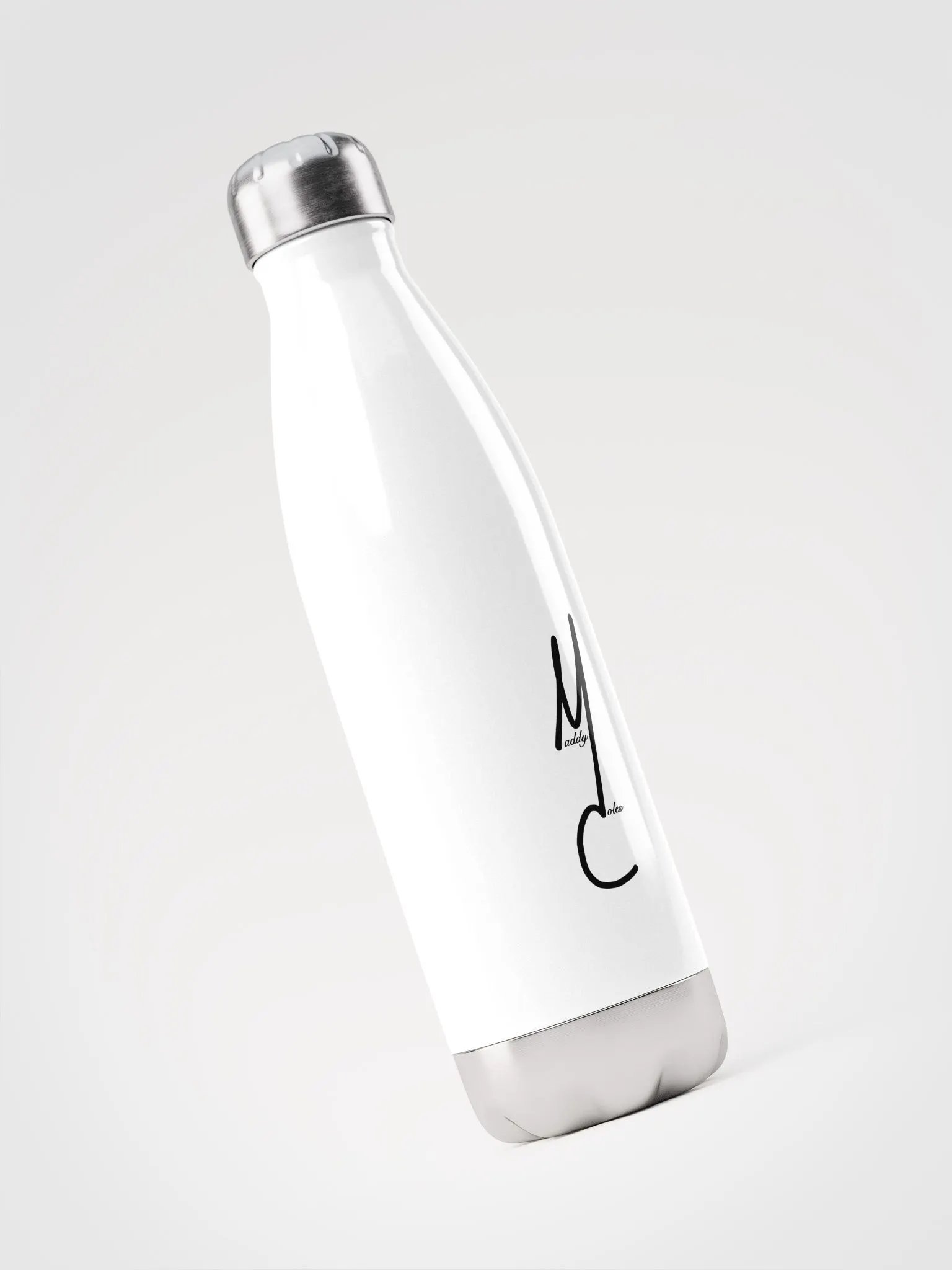MC White Steel Bottle product image (3)