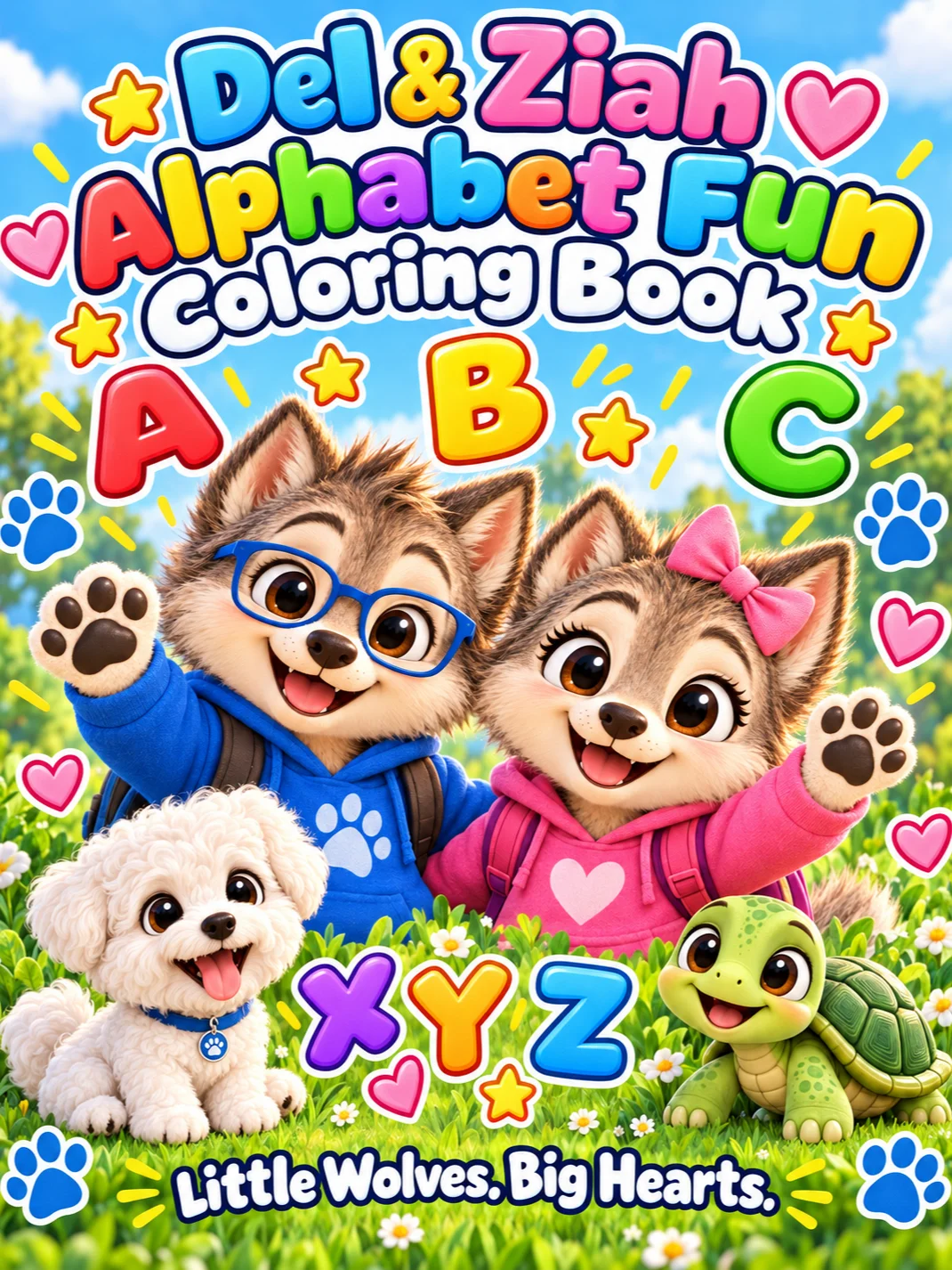 Free Coloring Pages Download for Del & Ziah product image (1)