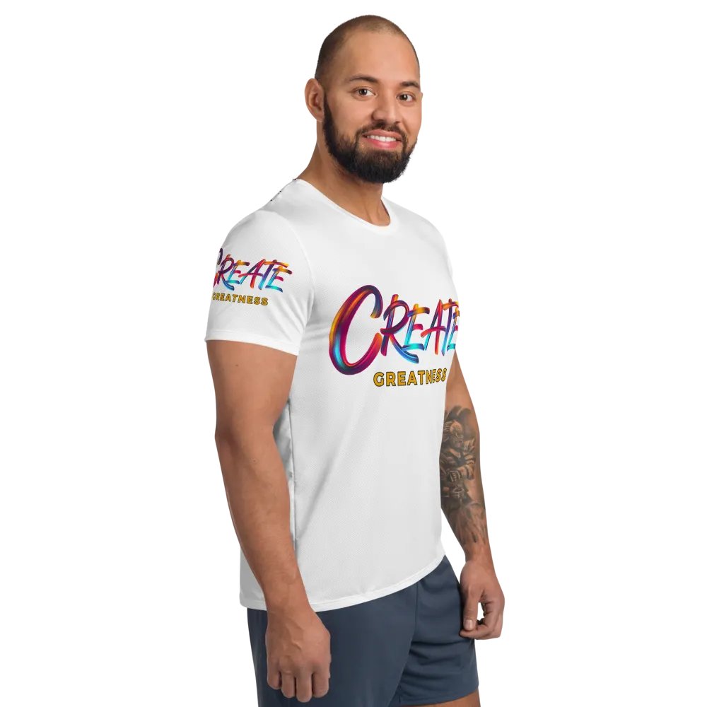 Create Greatness Huge Print Athletic Tee product image (6)