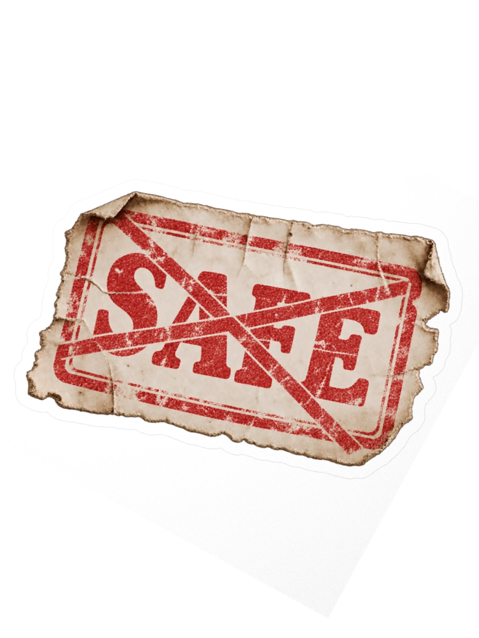 Not Safe Sticker product image (2)