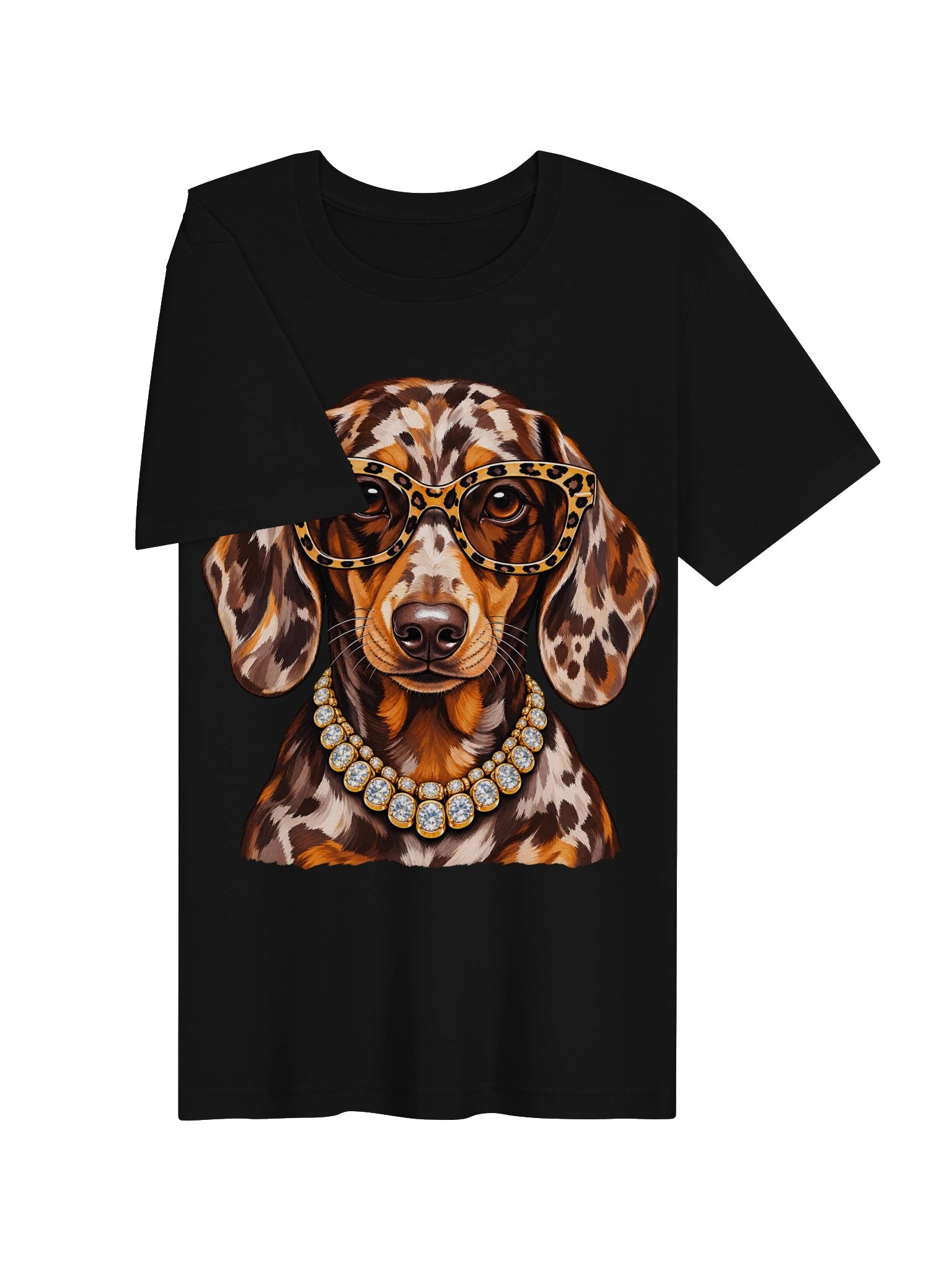 Leopard Luxe Dachshund Tee product image (3)