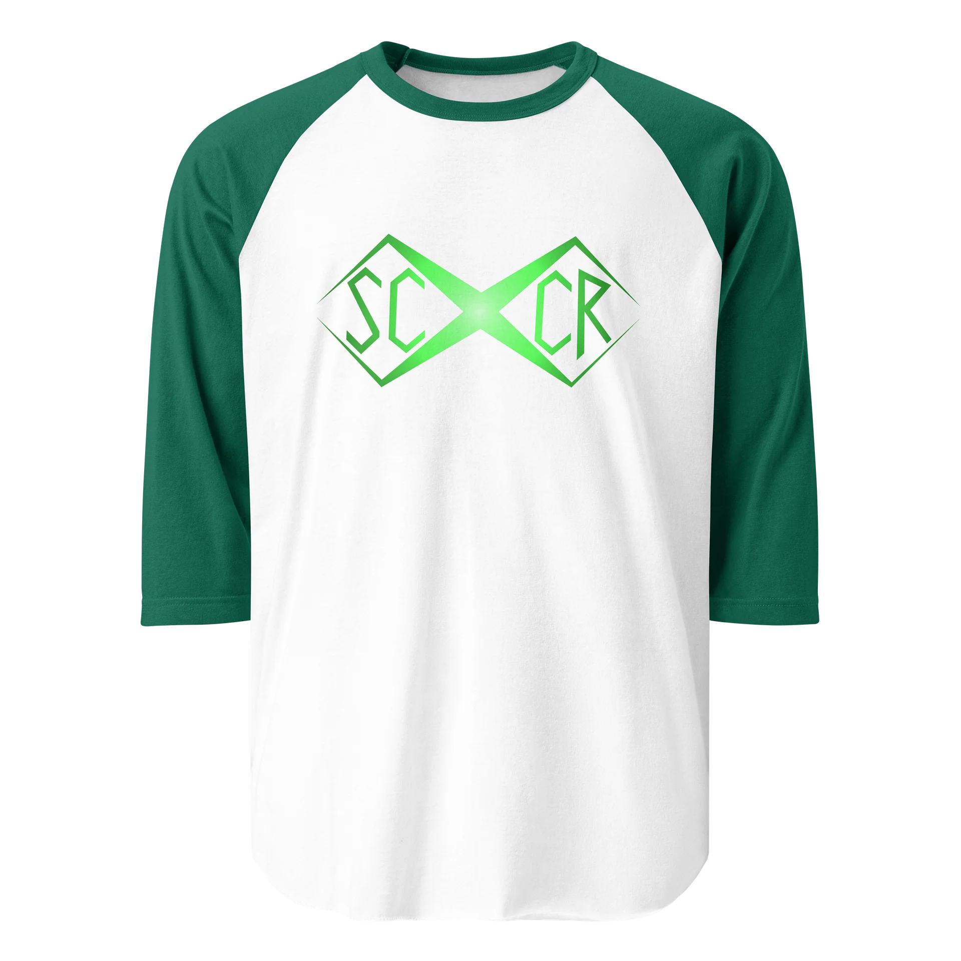 Green X Baseball Raglan product image (1)