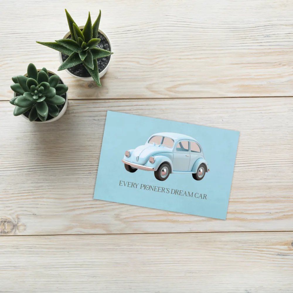 Every Pioneer's Dream Car Greeting Card product image (12)