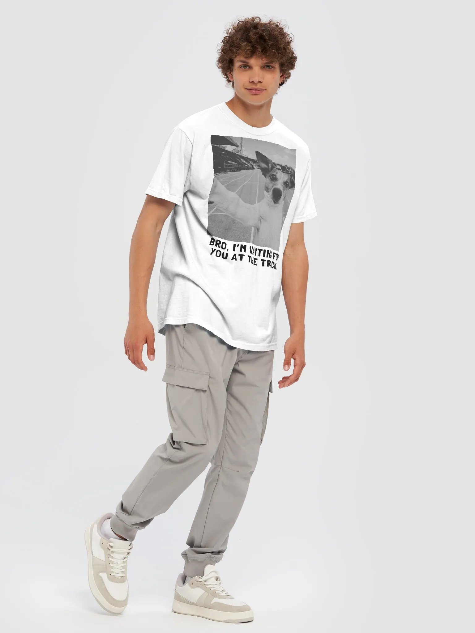 Dog Selfie Cloud Comfort Heavyweight Tee product image (5)