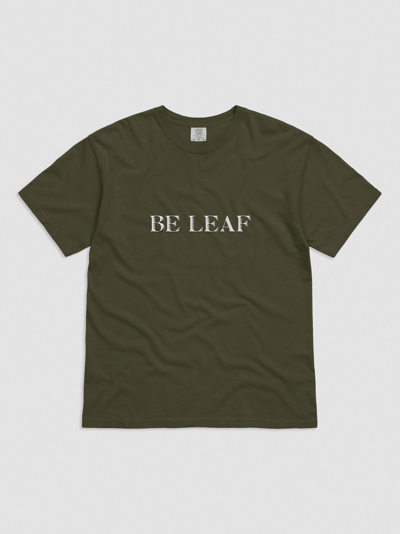 Embroidered Be Leaf Unisex Tee product image (1)