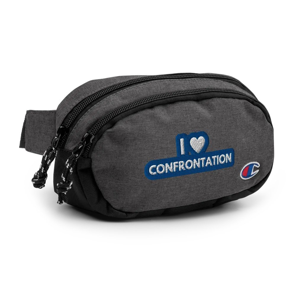 I <3 Confrontation (royal and white) champion fanny pack product image (3)