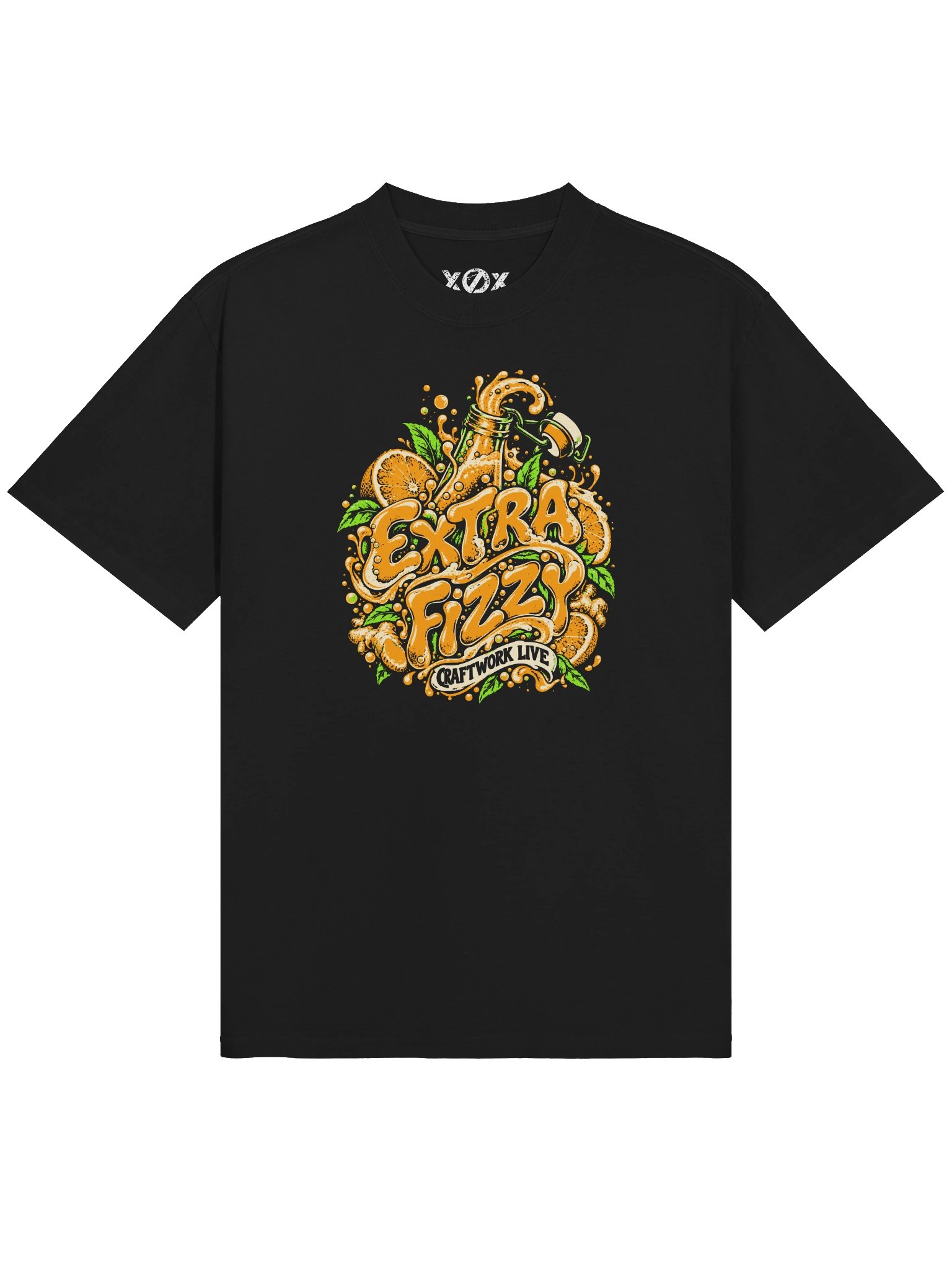 EXTRA FIZZY — Unisex Oversized Kombucha Graphic T-Shirt product image (1)