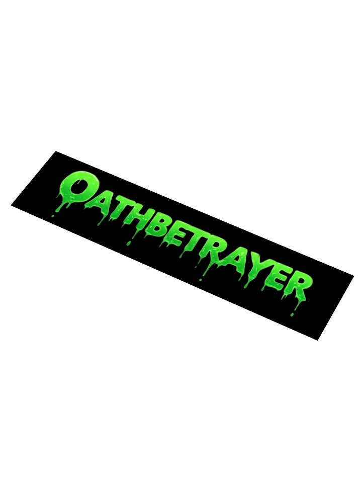 Slime Green OATHBETRAYER Stickers - 15 inch product image (1)