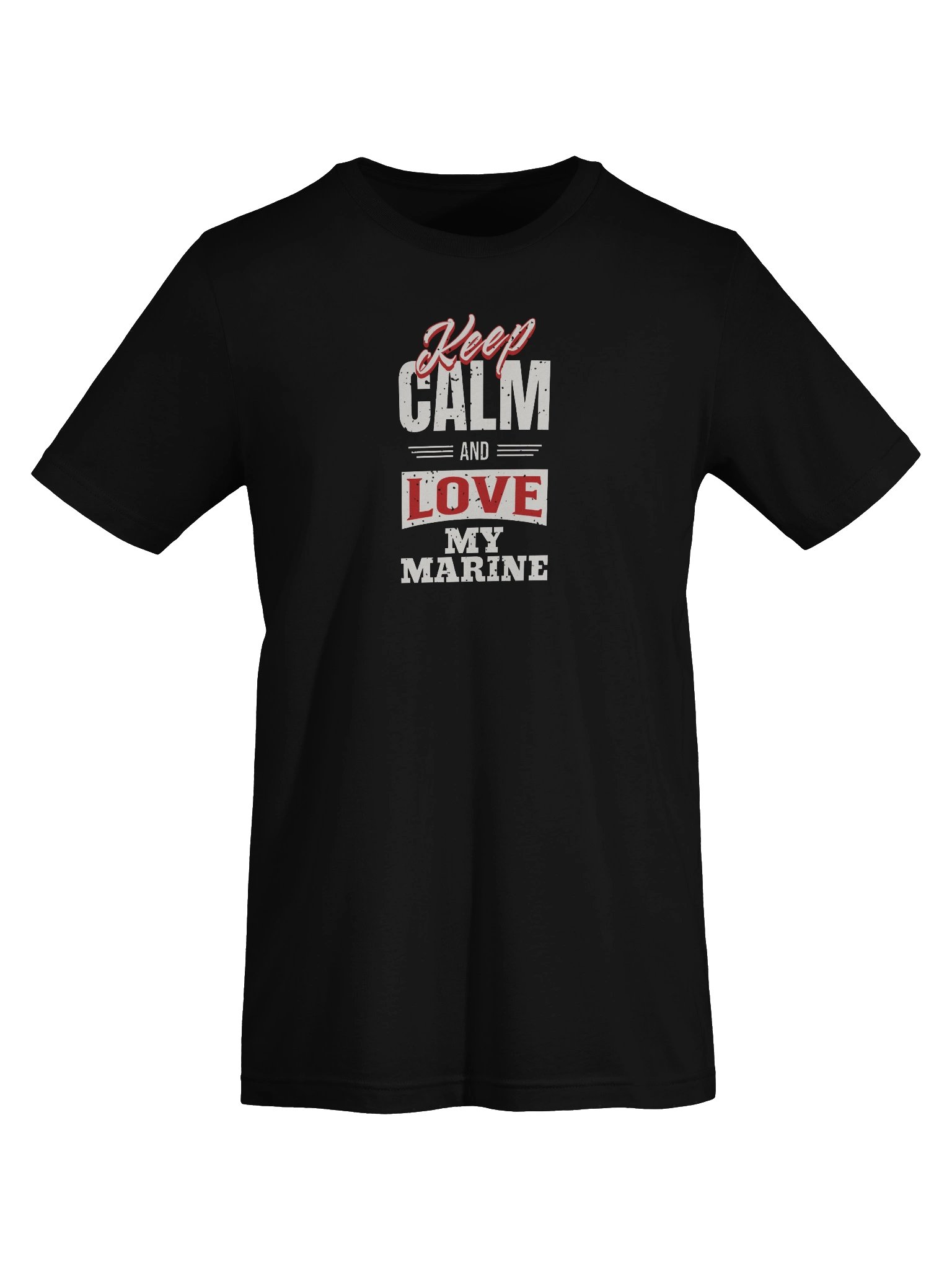 Keep Calm and Love My Marine - Family T-shirt product image (7)