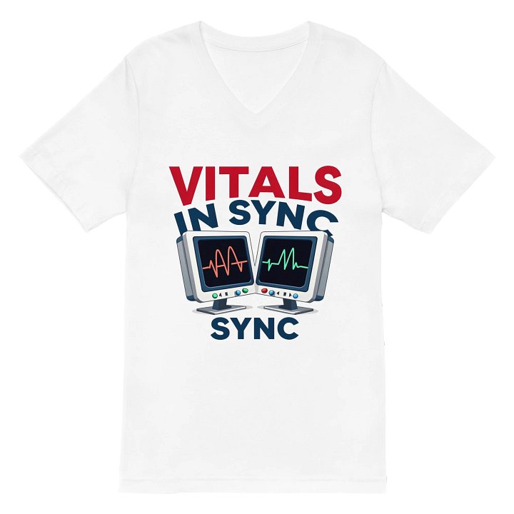 Synced Vitals V-Neck Tee product image (2)