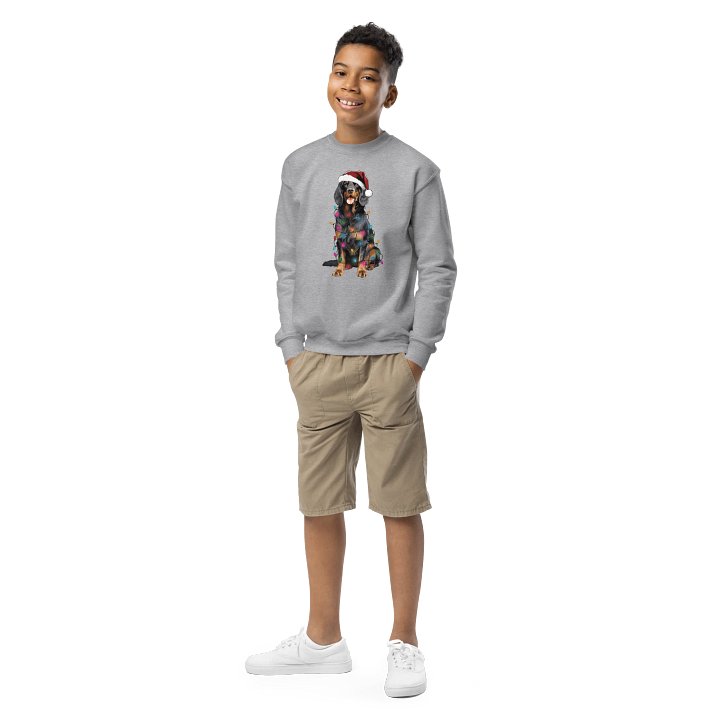 Funny Christmas Gordon Setter Youth Sweatshirt product image (1)