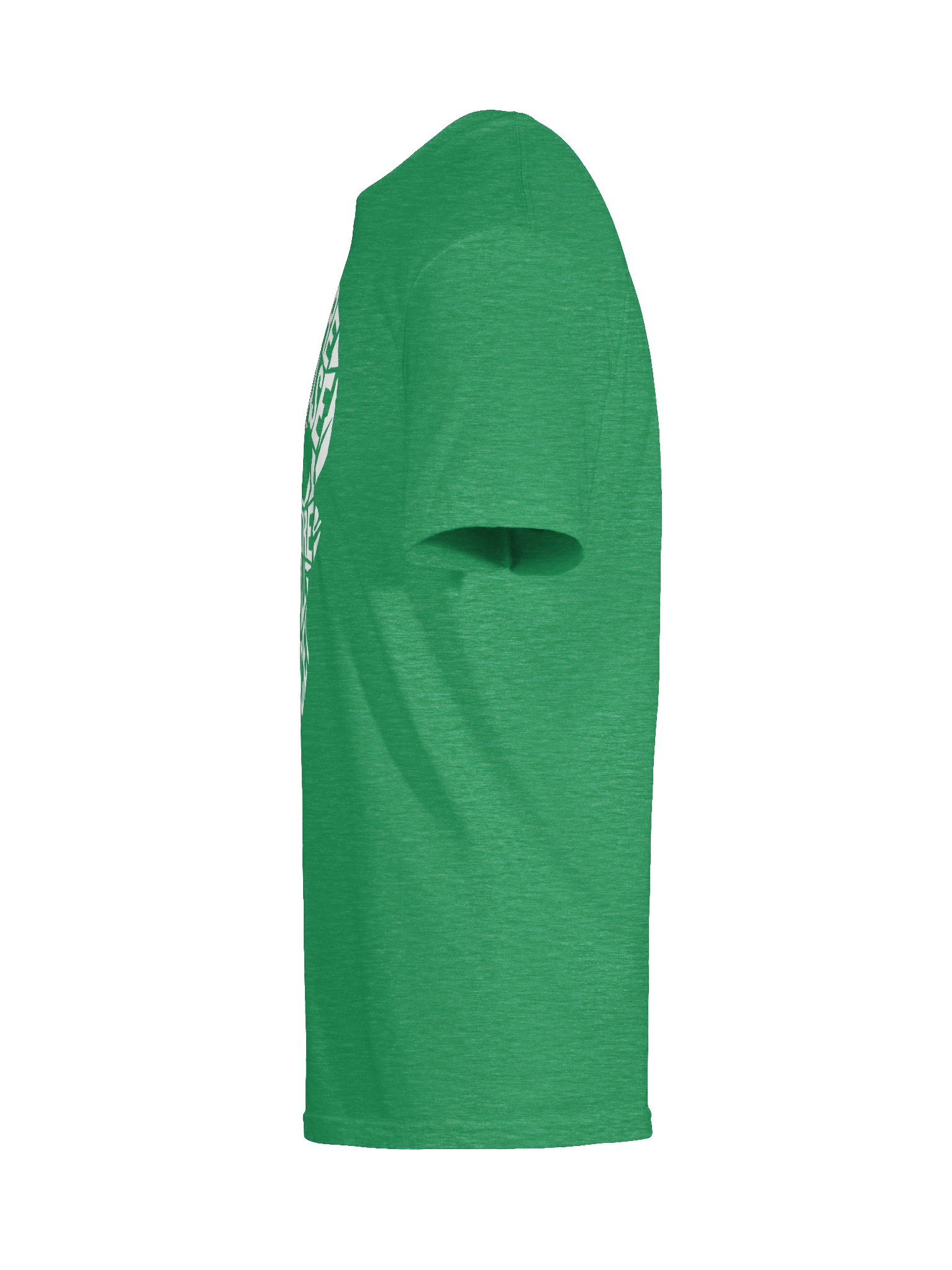 THE MORE YOU ERASE SKULL Graphic T-Shirt White on Green product image (7)