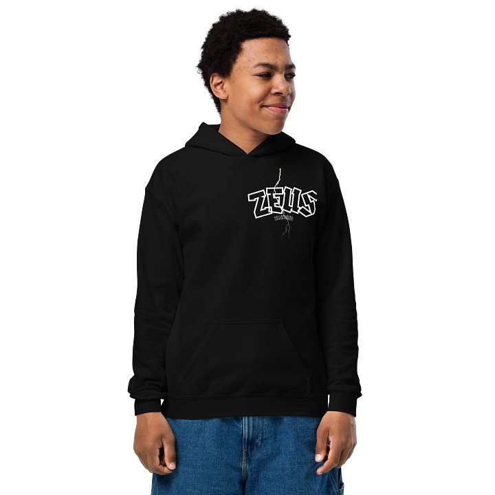 Zeus Black Kids Hoodie product image (1)