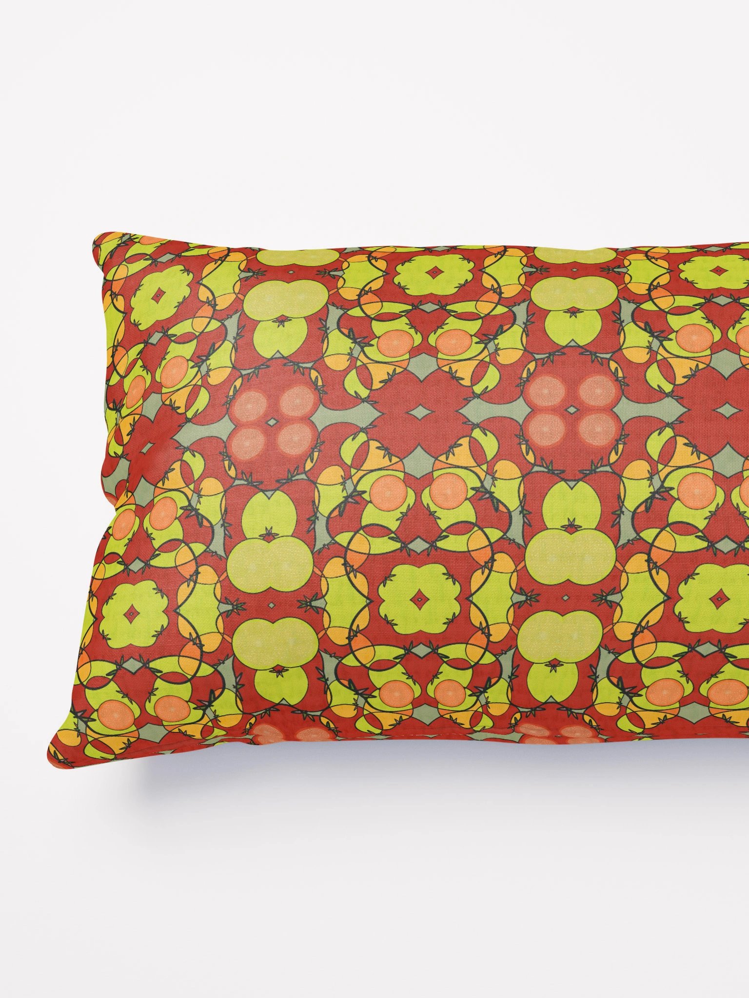 Tomato Glow – All-Over Print Decorative Pillow product image (4)