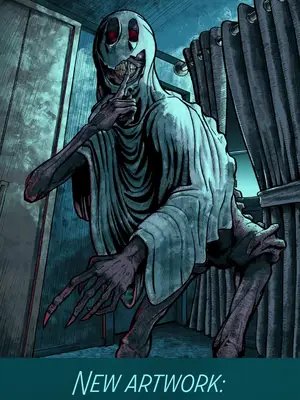 So that's what's been going bump in the night! 'Boogeyman' - digital illustration. #art #darkart #horrorart #creepyart #evilart