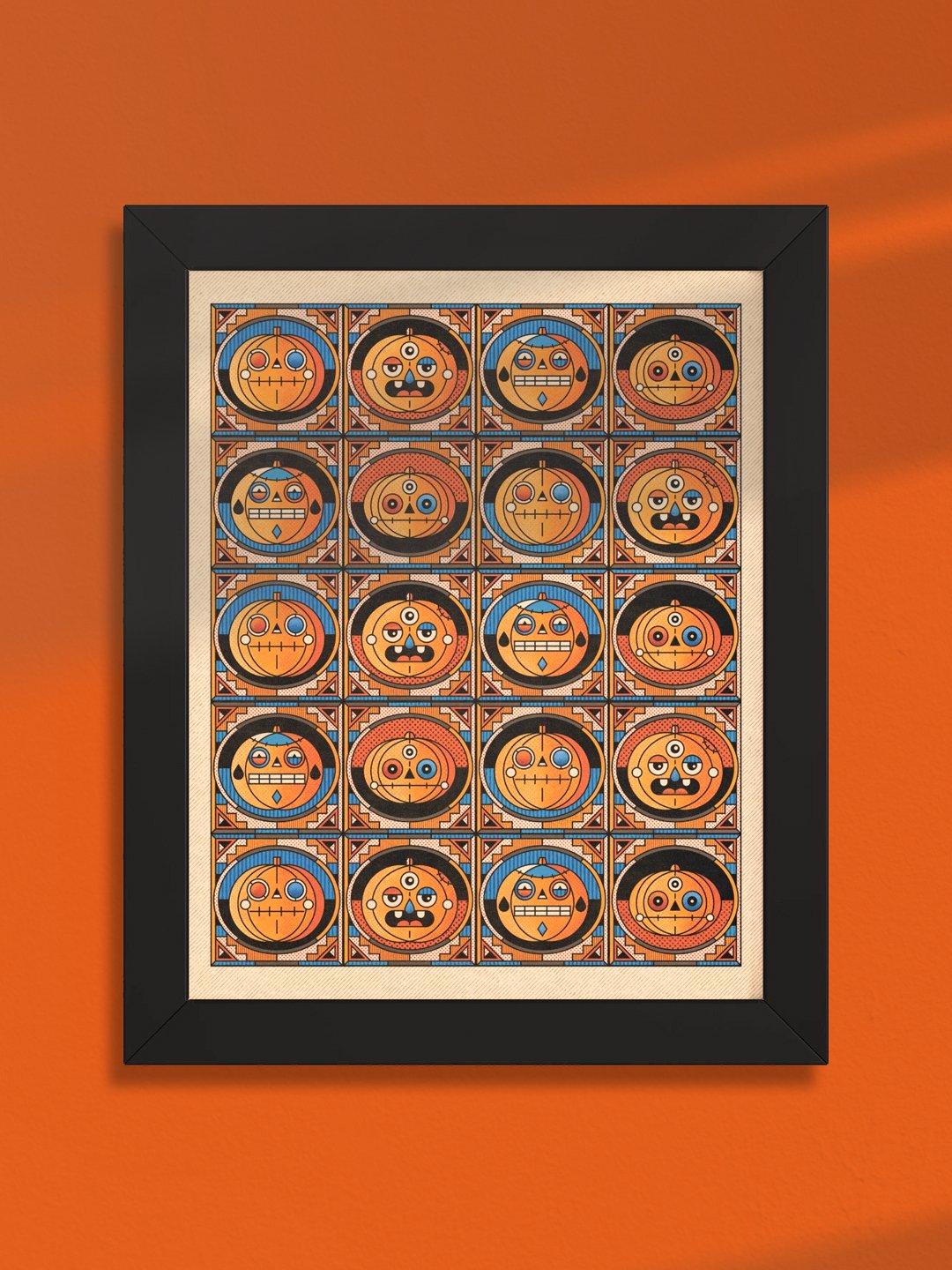 Weird Pumpkins | Framed Print product image (1)