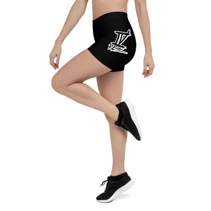 Standing Girl Bear Black Shorts product image (1)
