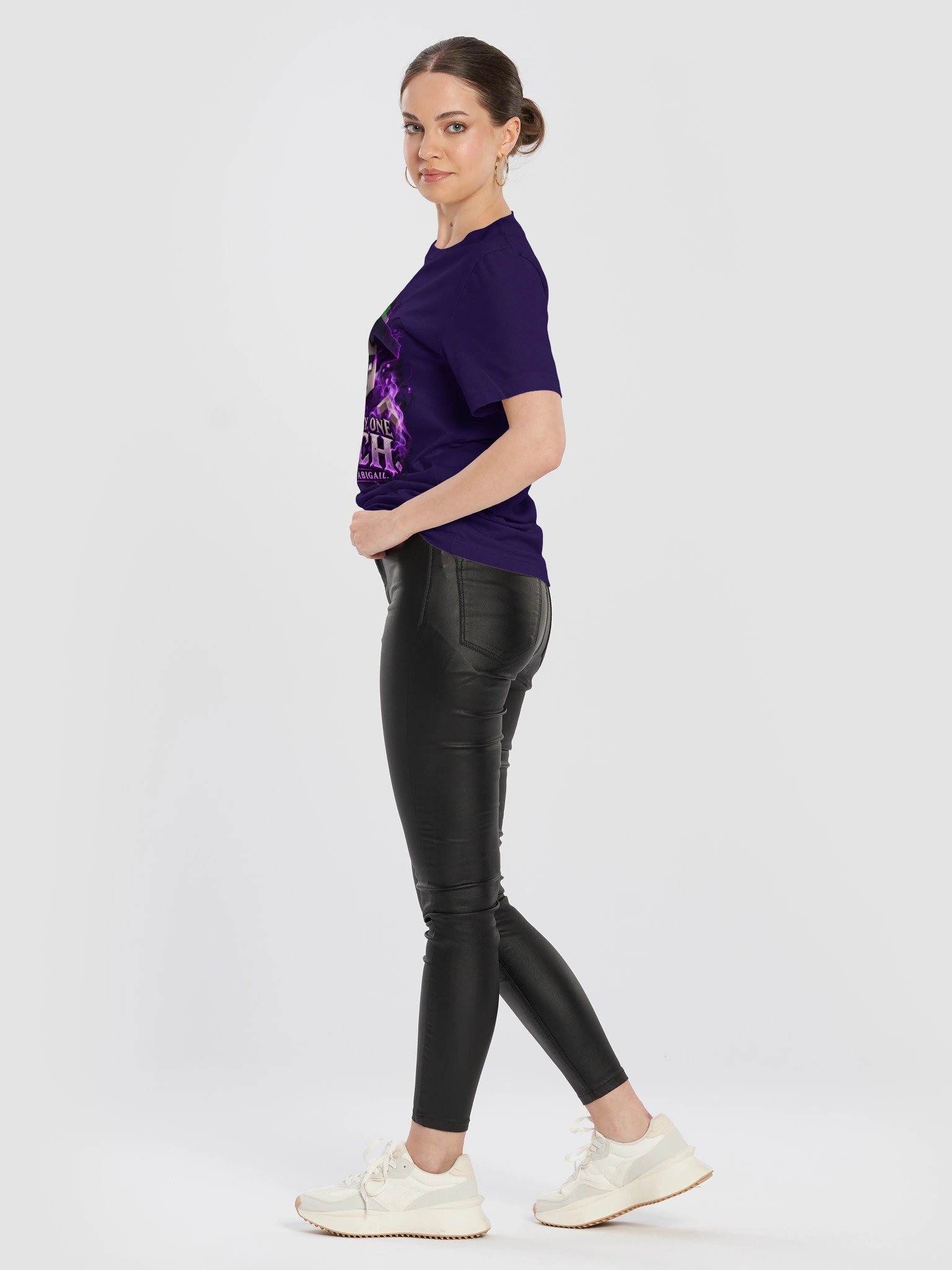 There Is Only One Witch Tee – Purple product image (4)