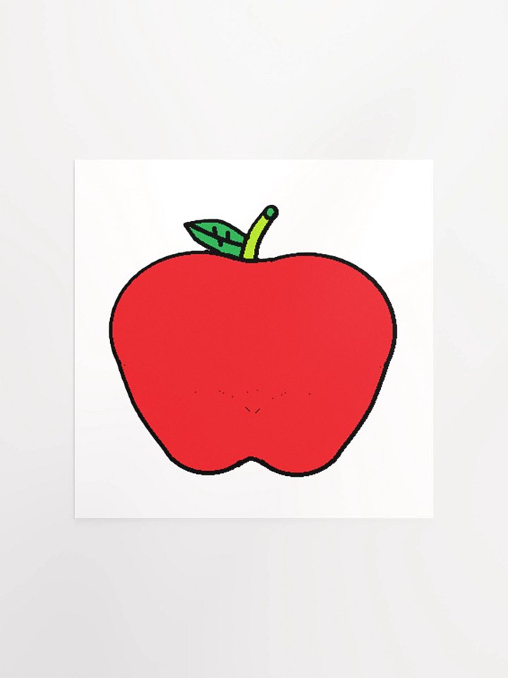 Vibrant Apple Illustration Poster product image (2)