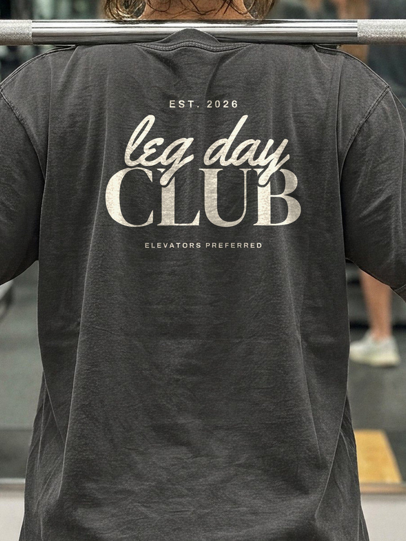Leg Day Club Oversized Gym Tee | Pump Cover product image (4)