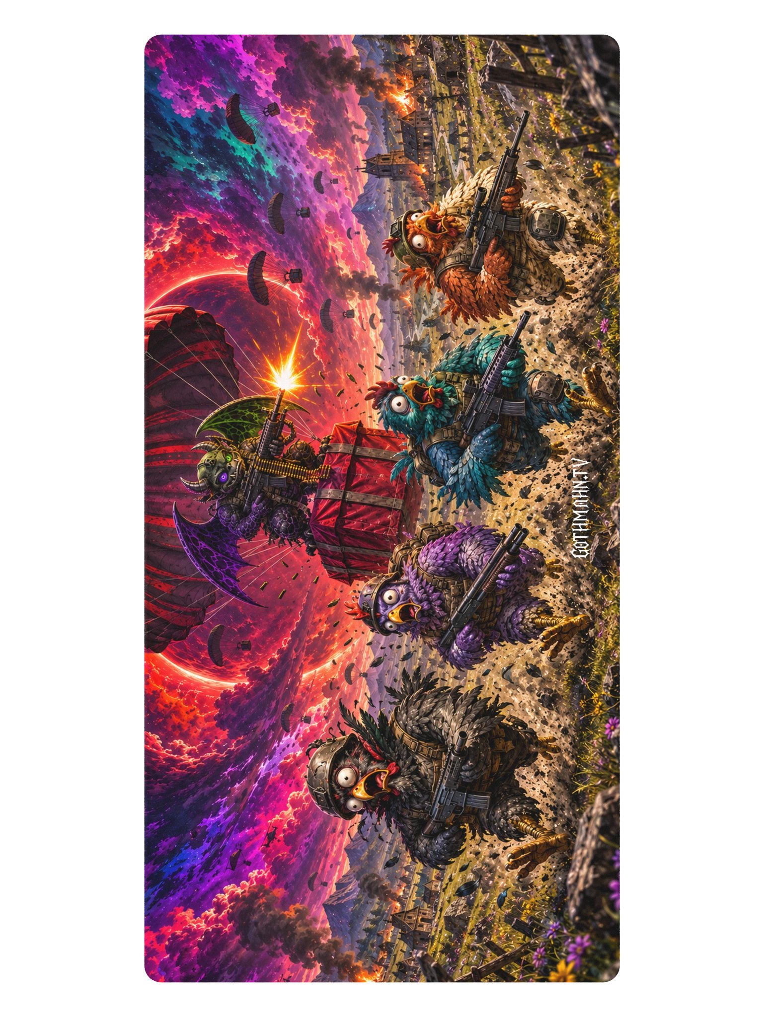Gothmahn’s Special Delivery — XL Gaming Mouse Pad product image (2)