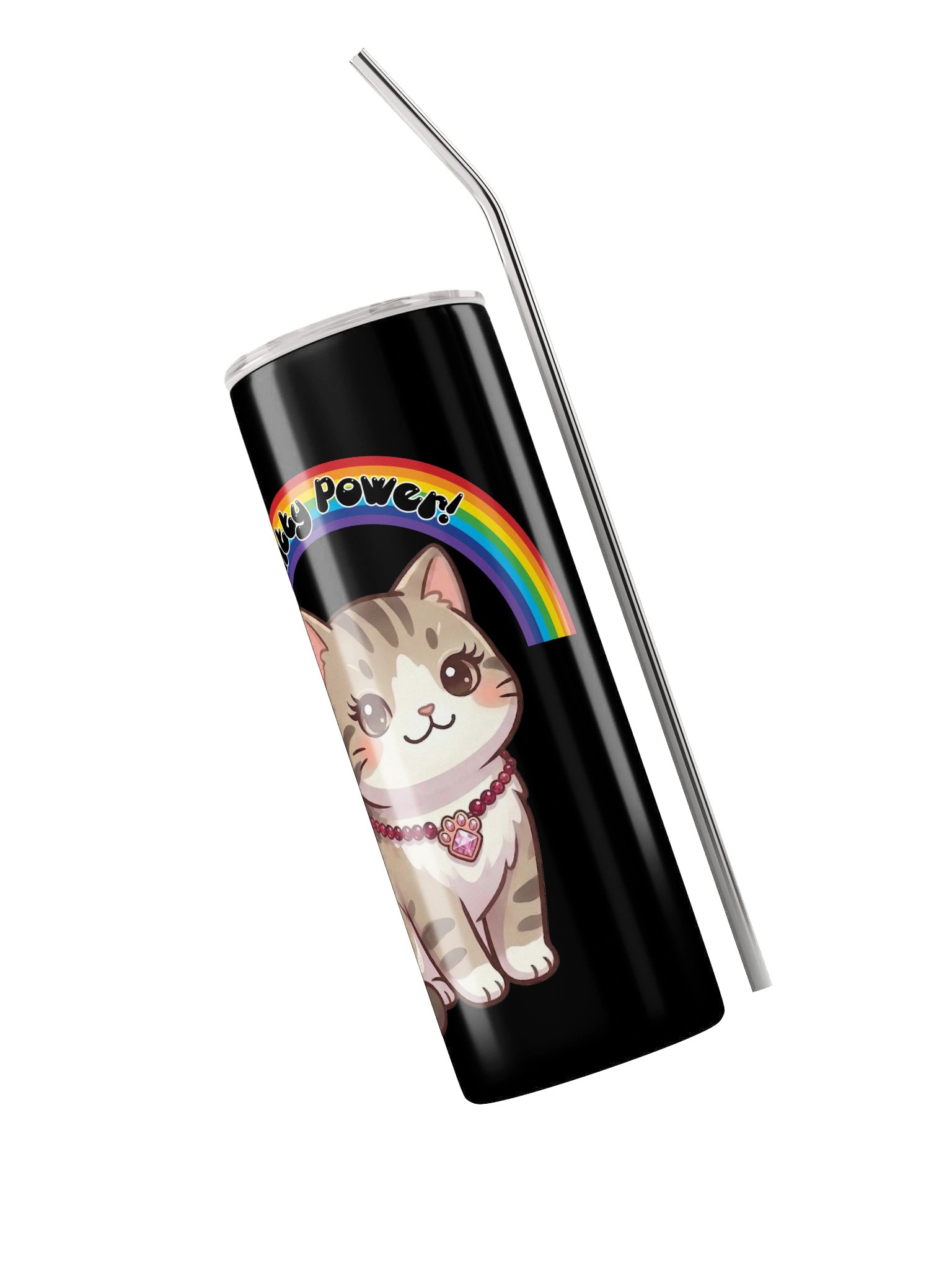 Kitty Power! Stainless Steel Tumbler product image (3)