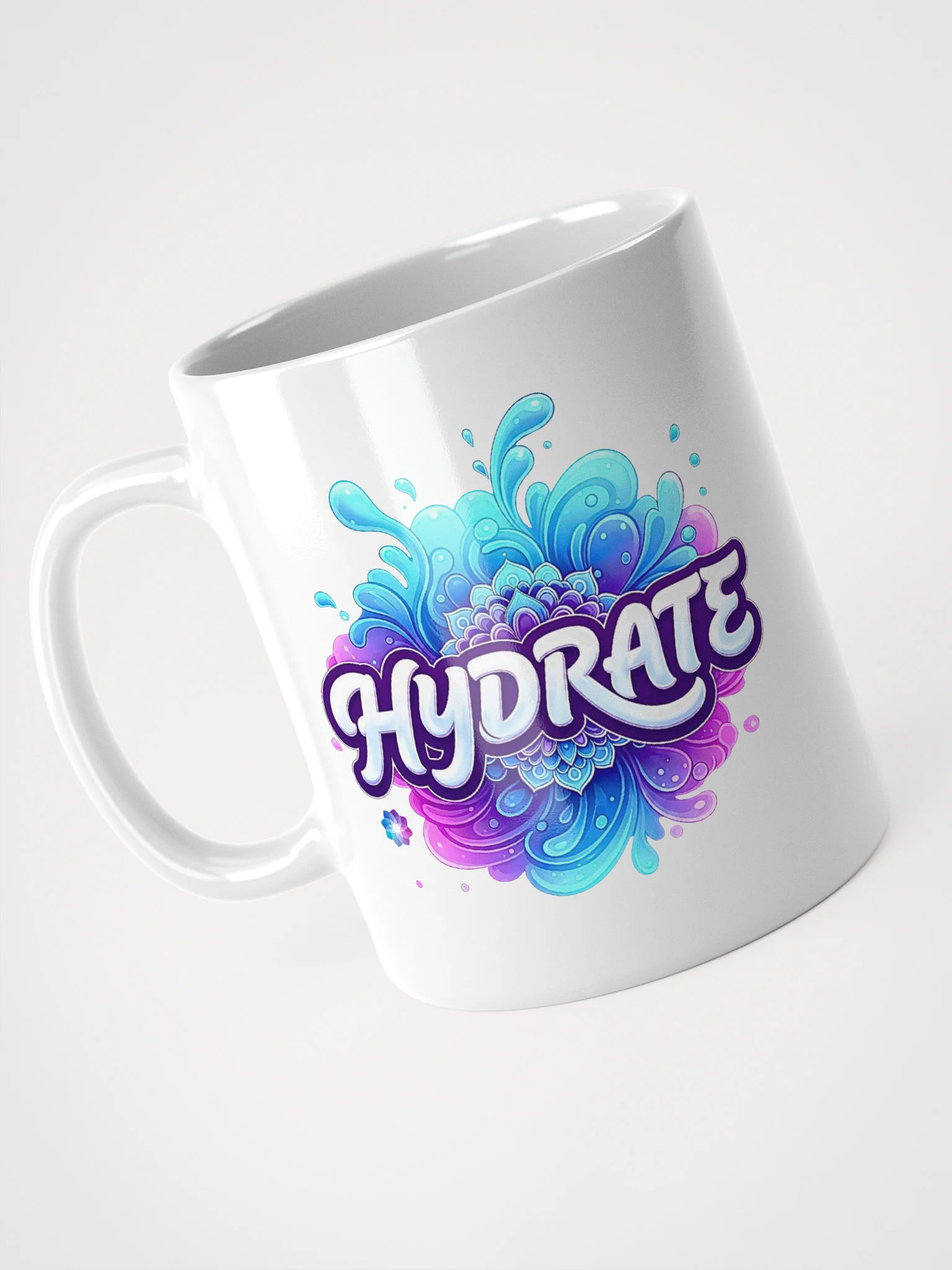Hydrate Splash White Mug product image (3)