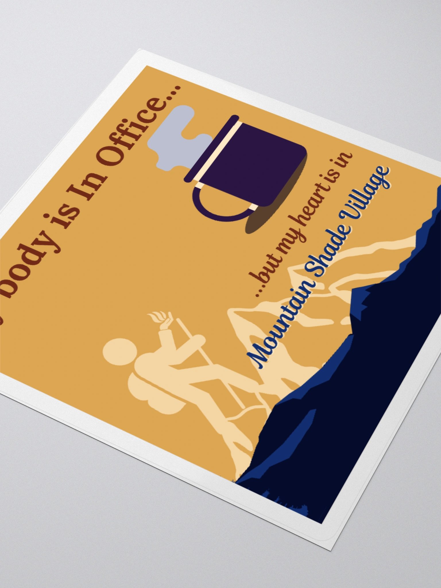 My Body is In Office Sticker product image (9)