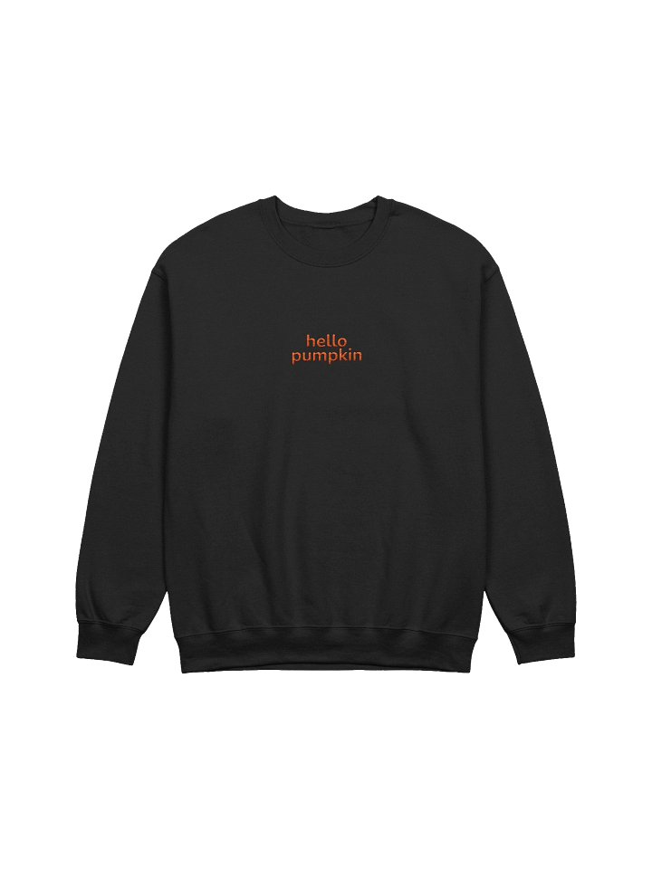 hello pumpkin embroidered sweatshirt product image (2)