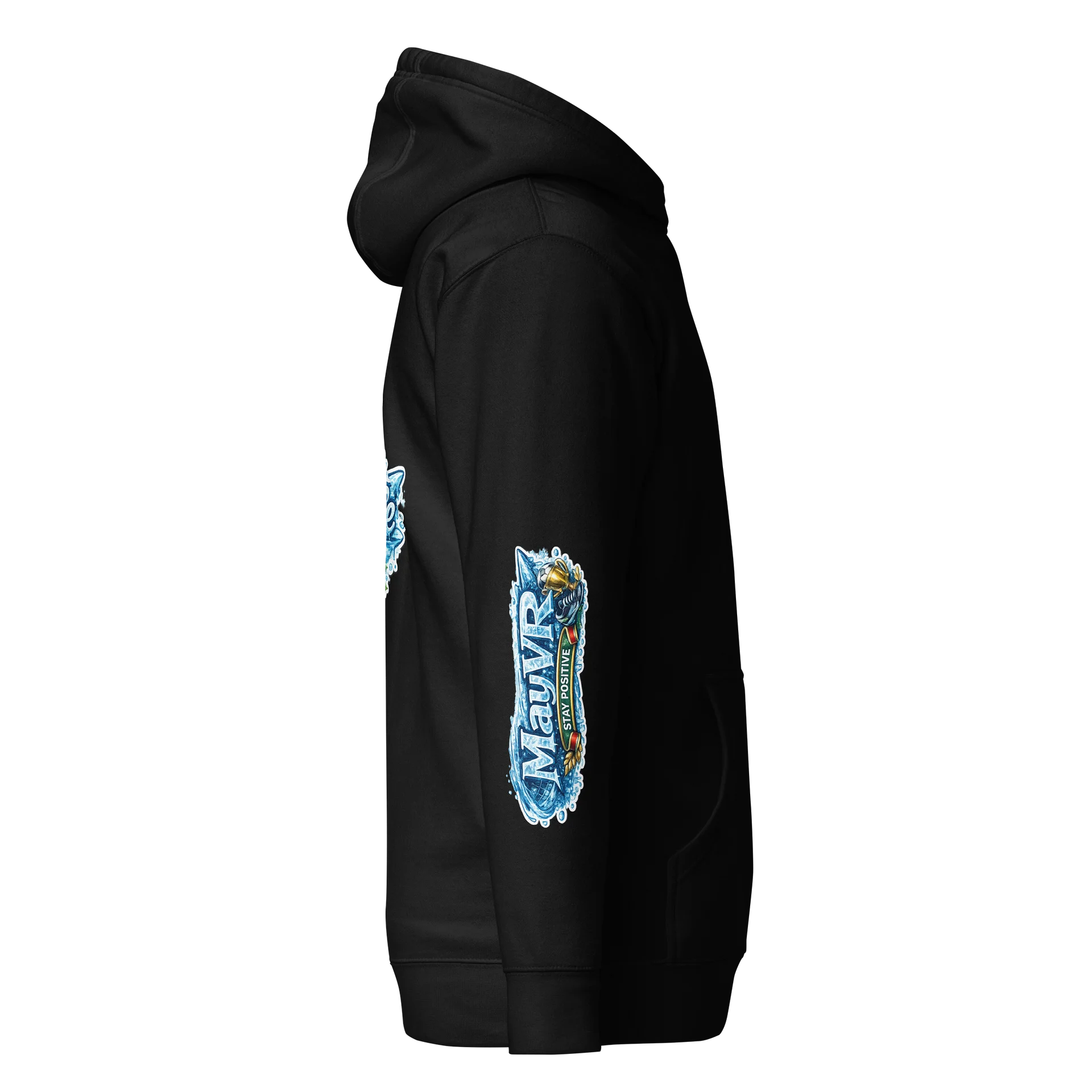 BmoreinLife Custom MayVR Soccer Ice Edition Hoodie – Stay Positive product image (6)