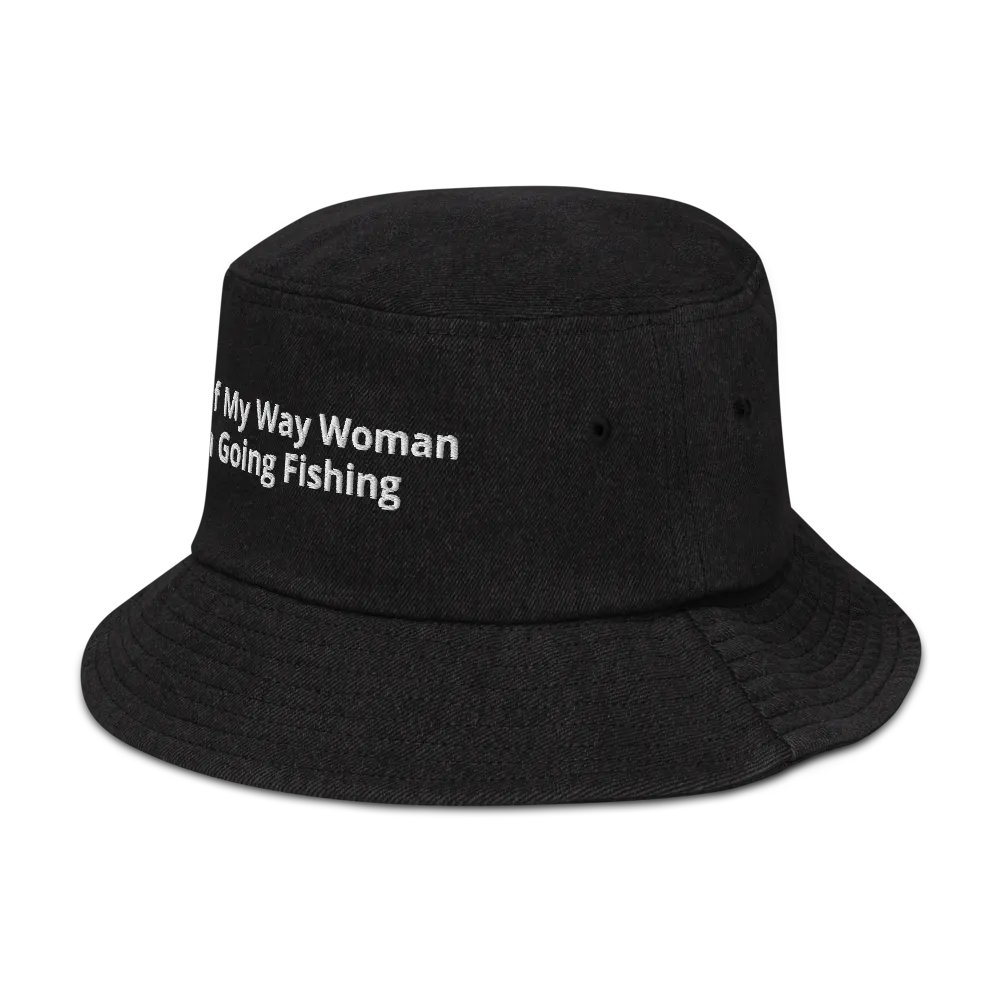 Pixelated Denim Dreams Bucket Hat product image (4)