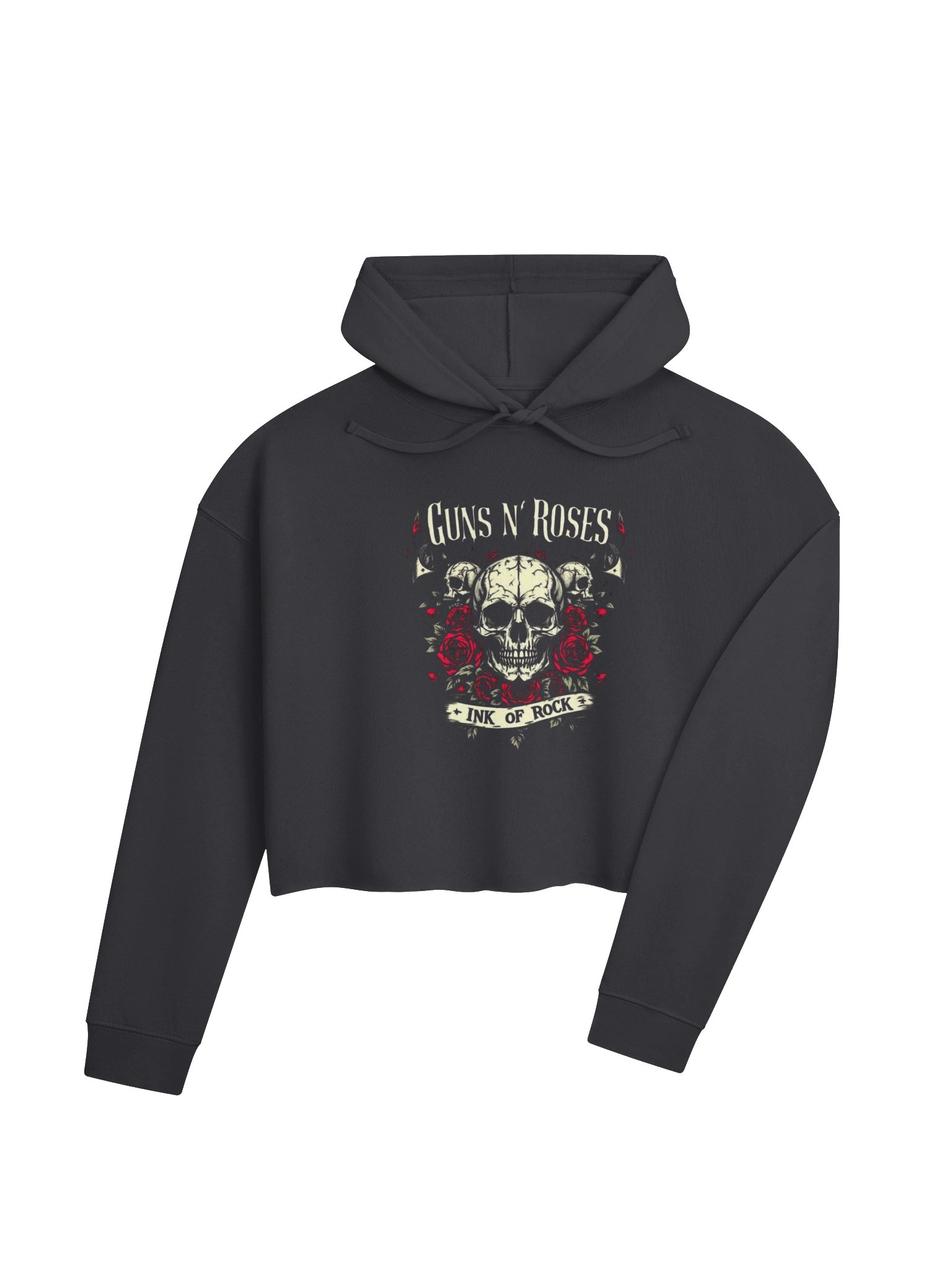 Guns N’ Roses Ink of Rock Cropped Hoodie product image (4)