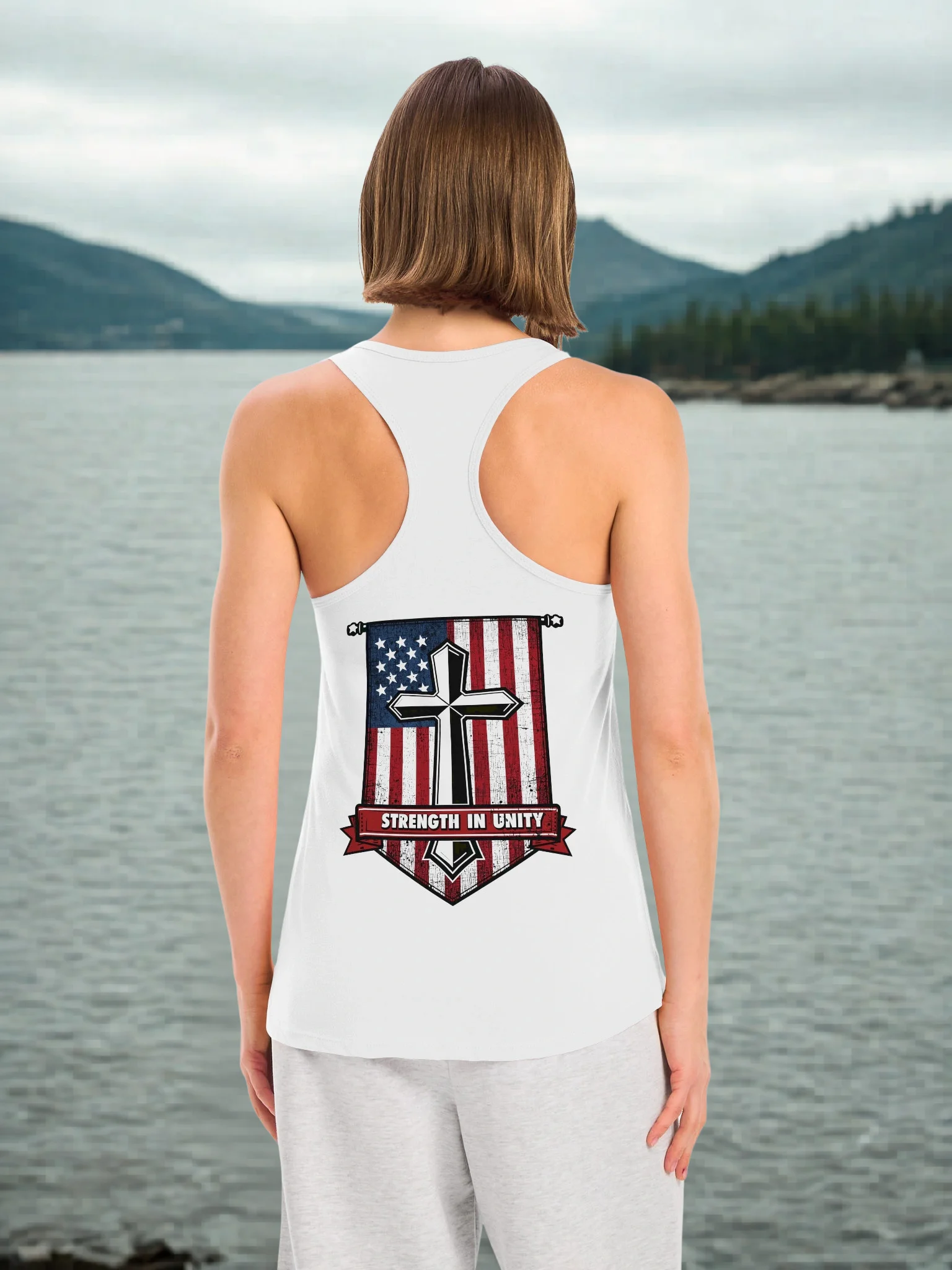 Unity Banner Racerback Tank product image (3)