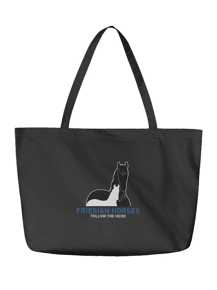 Friesian horses Organic Tote Bag product image (6)